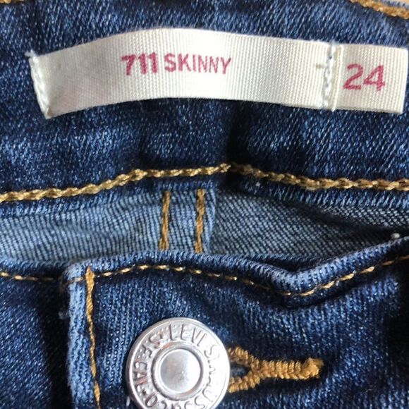 Levi’s 711 Skinny Jeans 👖 size 24 - Picture 2 of 7